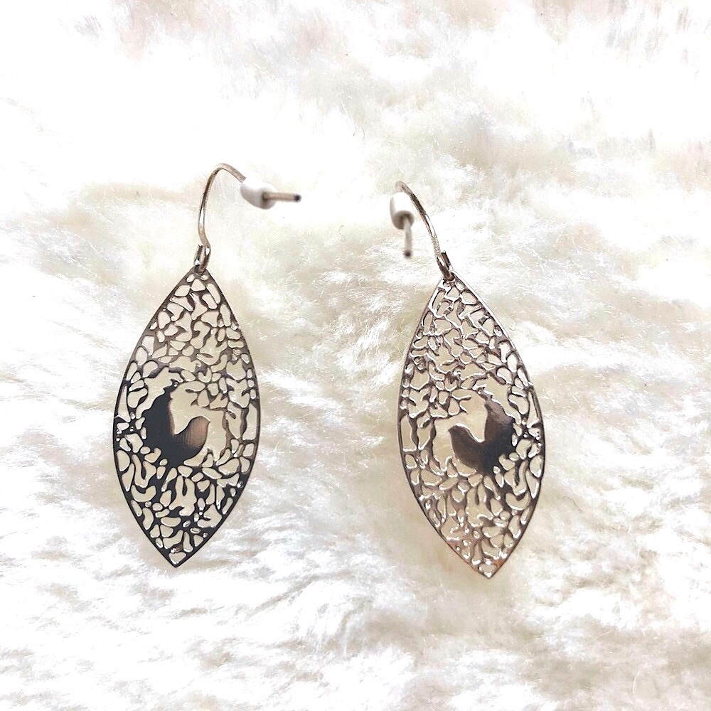 Silver Birds/Sparrows Earrings